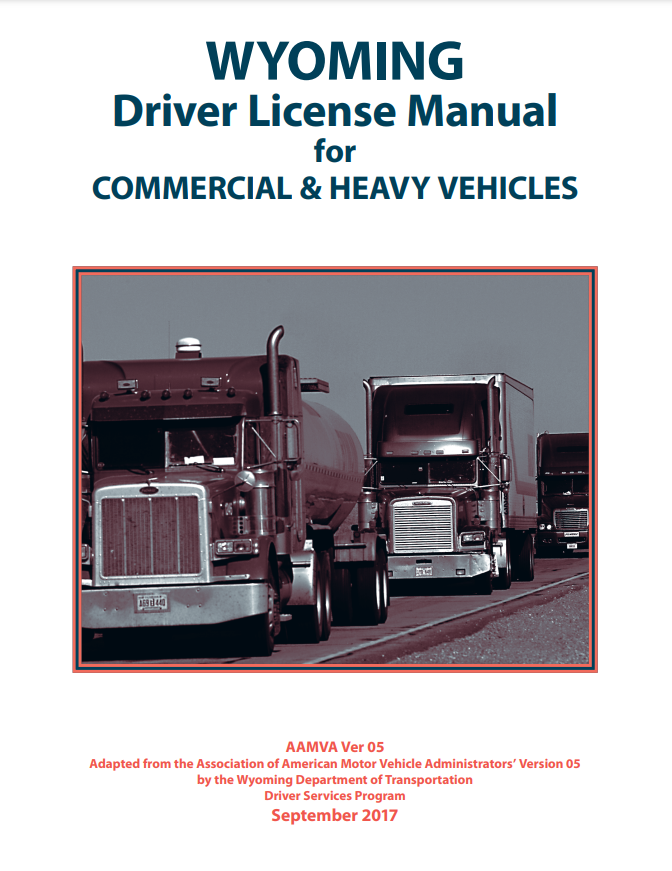 Wyoming CDL Handbook